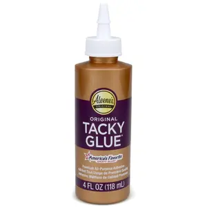 All-Purpose Tacky Glue Premium Adhesive for Crafts Jewelry and Household Repairs Original 4 Oz (1 Bottle)