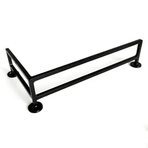 Fence Style, Reverse L-Shaped Fingerboard Rail V2, 11" Long - Steel Construction - Made in USA - Black