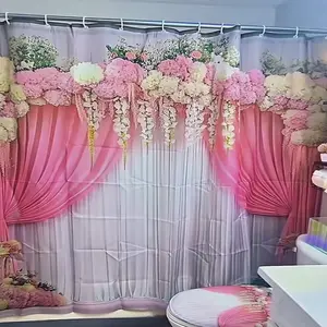 1/4 pcs floral pattern bathroom curtain set, non-slip floor mat, U-shaped carpet, toilet lid cover, perfect for bathroom decoration, partition, beautify the space, free 12 shower curtain hooks, Flower, Bathroom Decoration Accessories, Bathroom Supplies