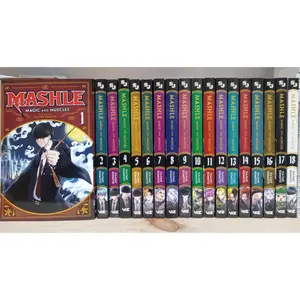 Mashle Magic and Muscles Complete Box Set Vols 1-18 Manga English Edition by VIZ Media SHONEN JUMP Genuine Collection