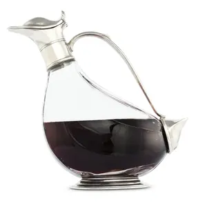 Duck Pewter Wine Decanter
