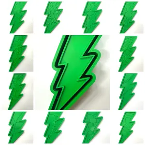 Lightening Bolt with Inserts Mold