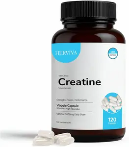 Creatine Monohydrate Capsules 3000mg – Creatine Supplement for Muscle Strength, Power & Energy Support, 120 Easy-to-Swallow Capsules