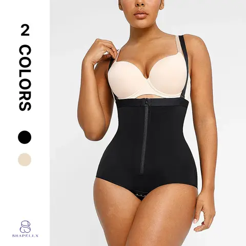 SHAPELLX AirSlim High-Waist Shaper Shorts - Adjustable Straps, Comfortable Women's Bottom Shapewear