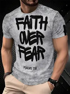 Men's Printed T-Shirt - Black/Gradient Multi-color Trendy Top, Round-neck Short-Sleeved T-shirt, suitable for daily wear, casual gatherings, fashionable gradient style, machine washable