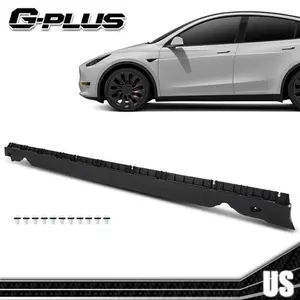 Fit For Tesla Model Y Left MOLDING SKIRT Rocker Carrier Lower Cover 1497741-00-B