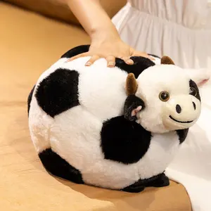 Transformable Cow Soccer Pillow Plush Toy Fan Collectible, Birthday Gift, Eid al-Adha