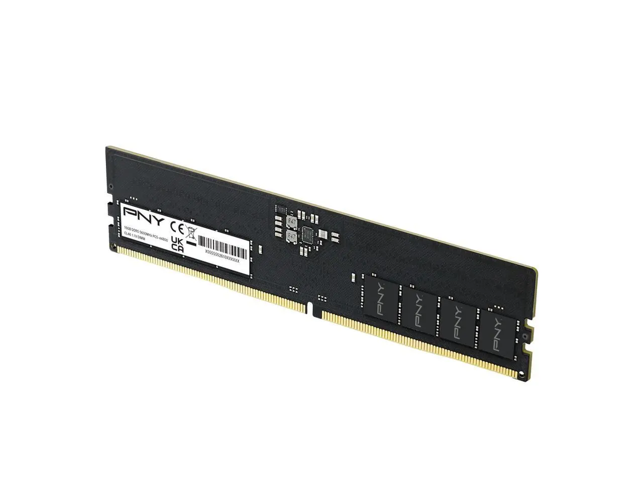 PNY Performance 16GB DDR5 5600 (PC5 44800) Desktop Memory Model MD16GSD5560046-TB
