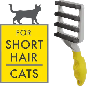 FUR4 deShedding Tool - Short Hair Cat