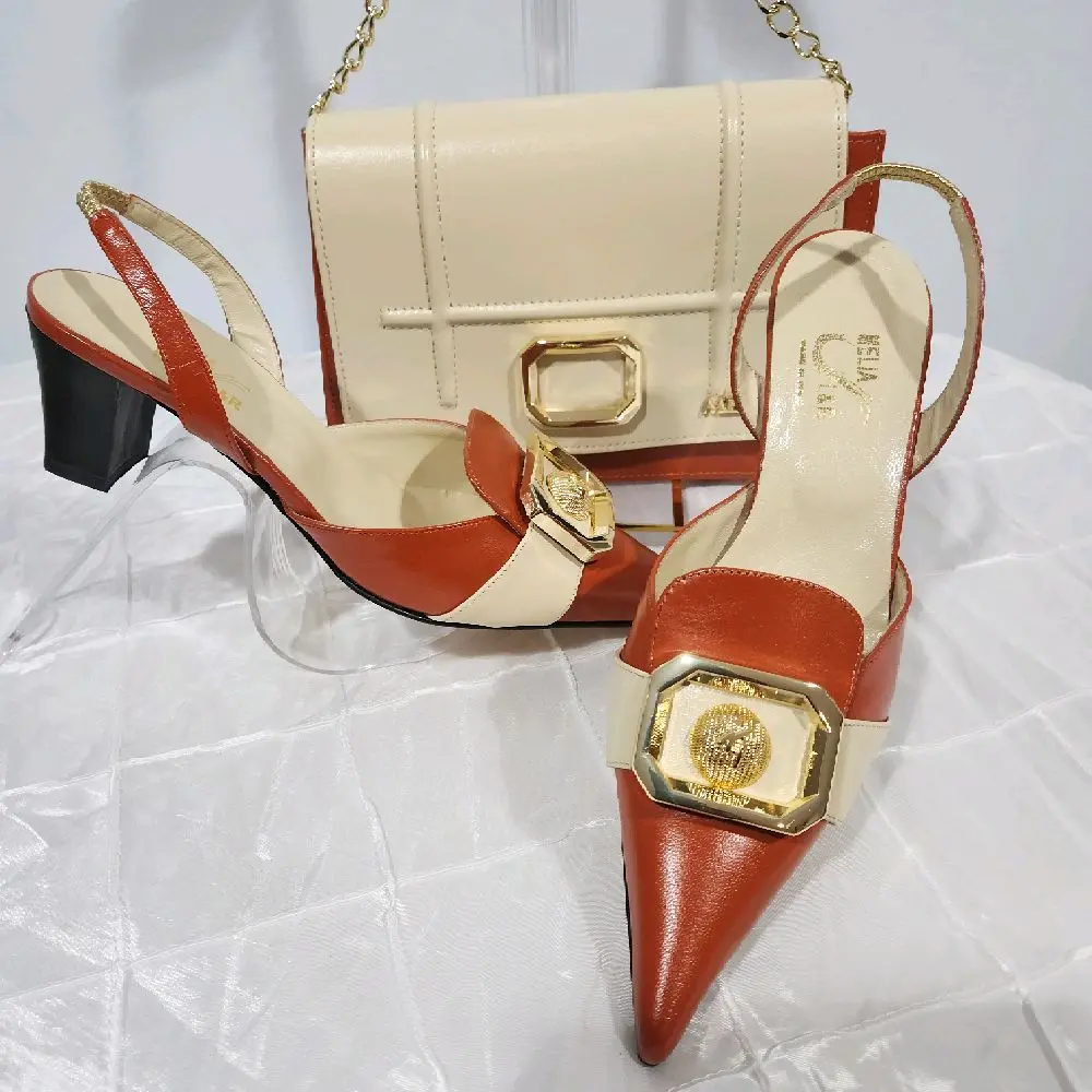 Women's Italian Shoes and Bag - Stylish Italian Design Size 39