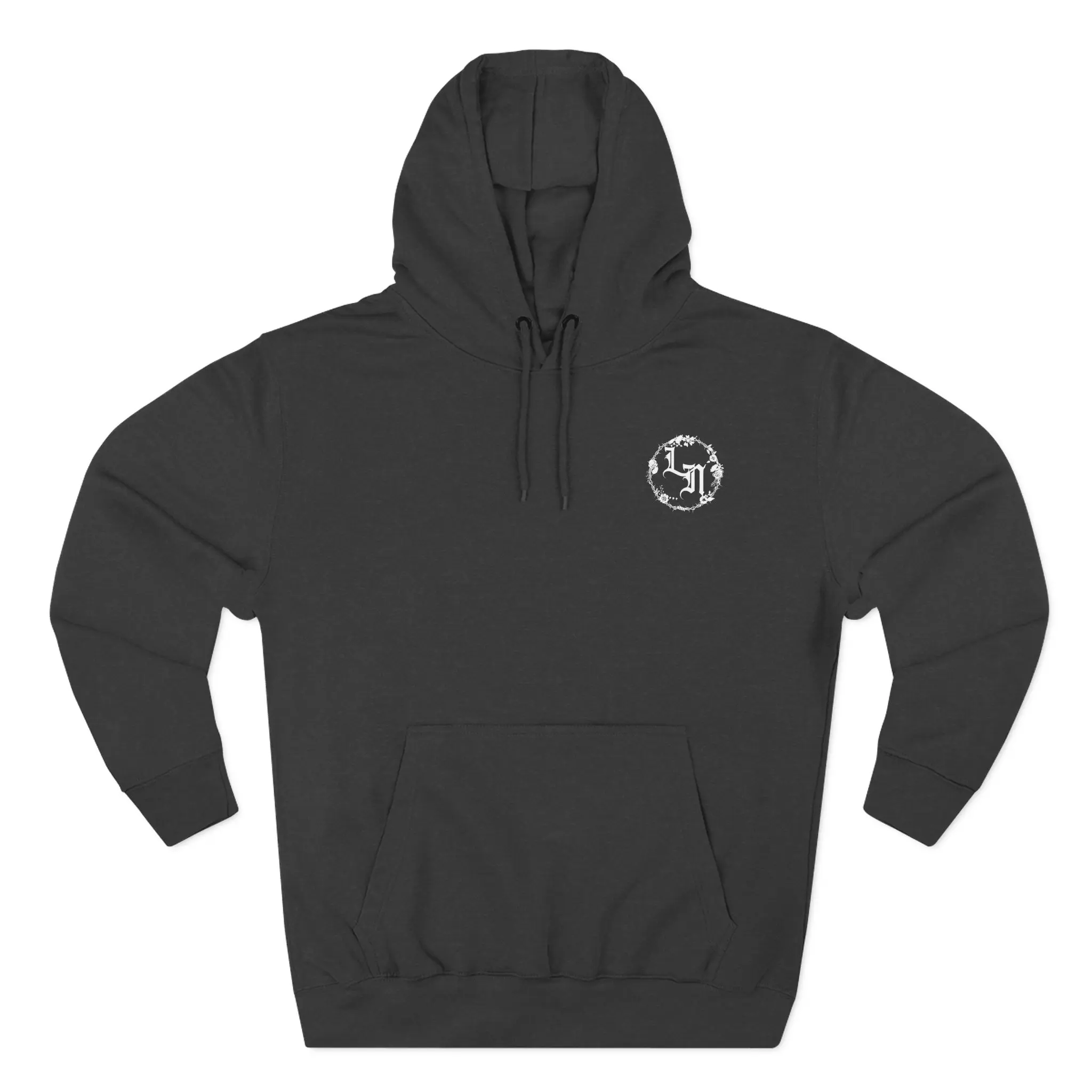 Fleece Hoodie - Elegant Metal Band Logo Design