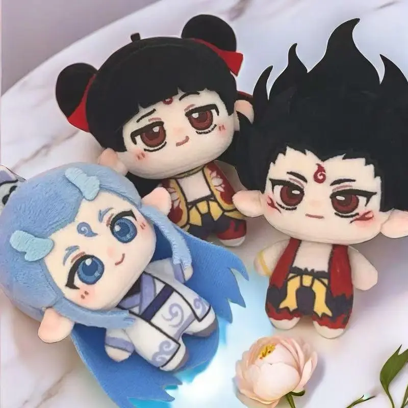 10cm Anime "Nezha: The Demon Child Makes Waves" Plush Doll Pendant, AoBing Cute Figure, 1-3cm Size Difference, Children's Birthday Gift (Toys & Hobbies, Dolls & Stuffed Toys), 10Cm 1-3Cm Difference