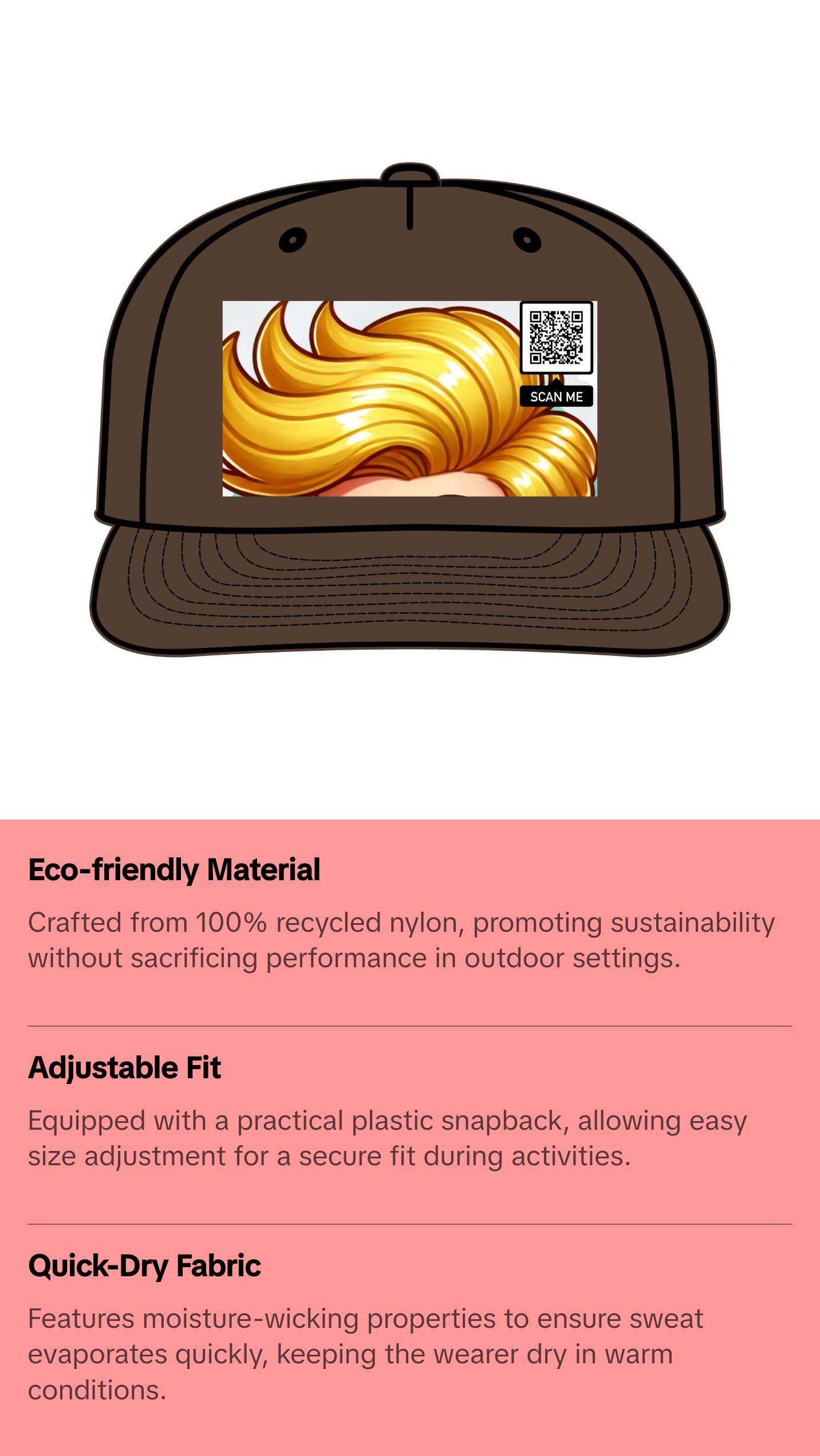 Surf Cap Trump Dance code - Unisex - 100% Cotton