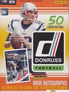 2018 Panini Donruss Football Hanger Box - 50 Cards Per Pack Including Rookies & Rated Rookies Sports Collectible