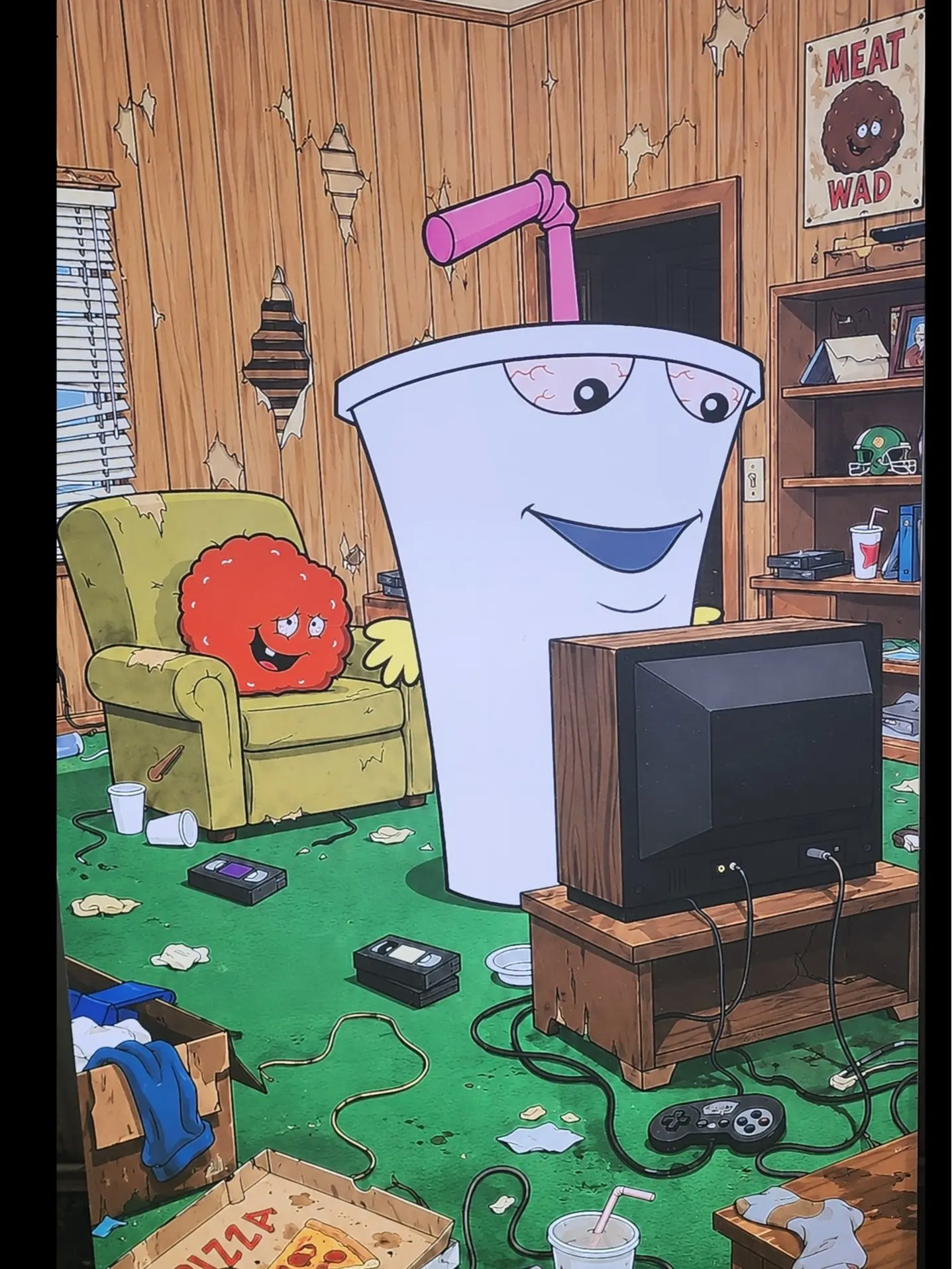 4ft x 2ft Meatball Fan Art Decor Gift