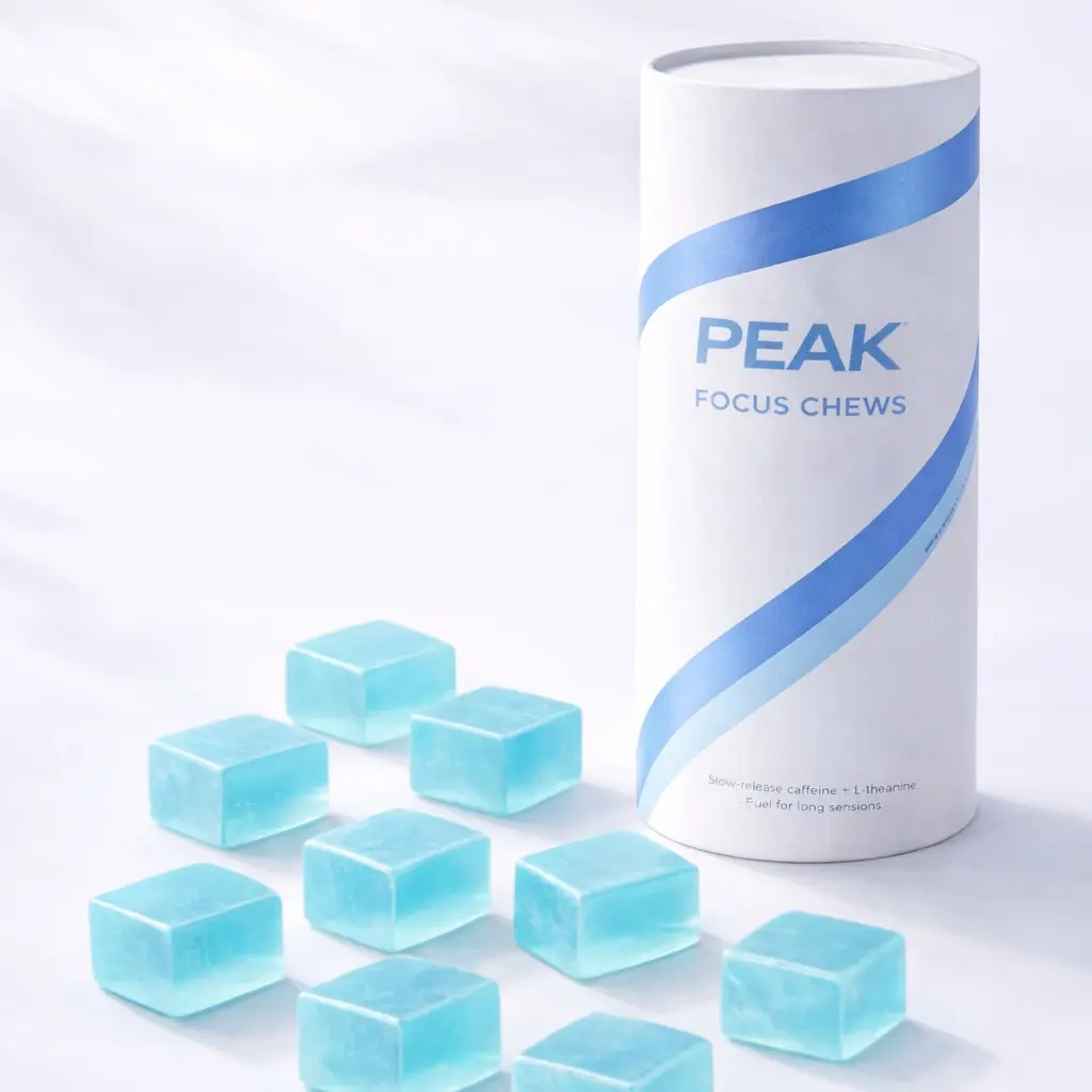 Smart Caffeine- Peak Gummies – Caffeine + L-Theanine Focus - Just 2 Ingredients