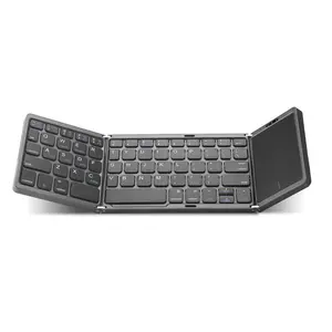 70% off Foldable Bluetooth Keyboard for iPad, Mobile Phone, Tablet, Office Use with Touchpad, Wireless Keyboard