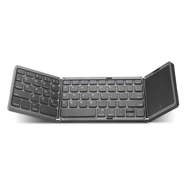 70% off Foldable Bluetooth Keyboard for iPad, Mobile Phone, Tablet, Office Use with Touchpad, Wireless Keyboard