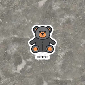 Demo Black Bear Sticker