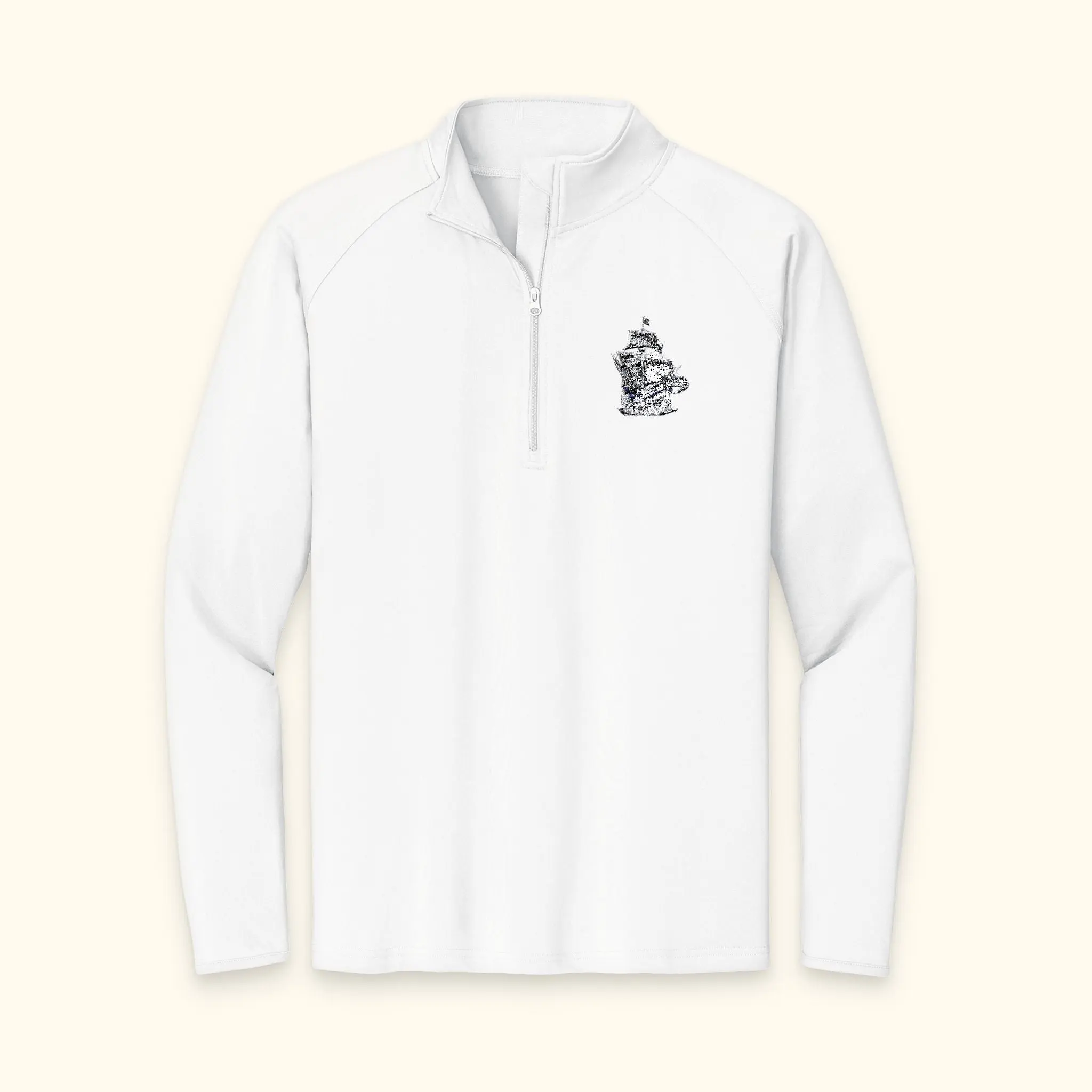 The Standard Embroidered Quarter-Zip