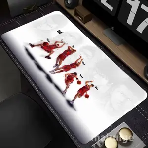 1 pack of XXL extra-large gaming mouse pads, featuring a Slam Dunk anime theme; 3mm-thick, non-slip, washable rubber mouse pads; computer and office decor accessories; the perfect gift for gamers; suitable for laptops, desks, and office tables