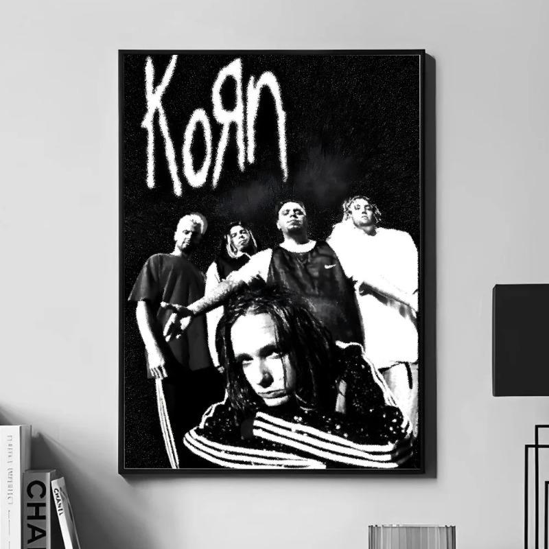 Metal Rock Band K-Korn Poster Wall Art Home Decor Room Decor   Living Room Restaurant Kitchen Art