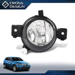 CROSSDESIGN Front Right Fog Light Lamp LED w/o Bulb Fit For 2011-2013 BMW X5 E70 63177224644
