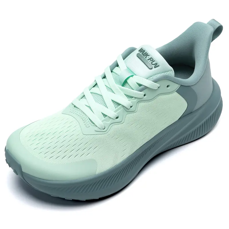 Aleader Women's Wide Toe Box Gym Shoes - Breathable Mesh, Adjustable Shoelace, Bouncy Cushioned Comfortable Stability, All Seasons Athletic Running Shoes, Pain Relief Casual Trainers