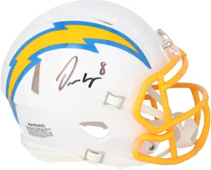 Omarion Hampton Los Angeles Chargers Autographed Riddell Speed Mini Helmet - Fanatics Authentic Certified