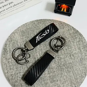 Car Keychain, Car Interior Decoration Accessories for Ford Fiesta MK5 MK6 MK7 MK8，Simple Design Decoration, Car Key Chains