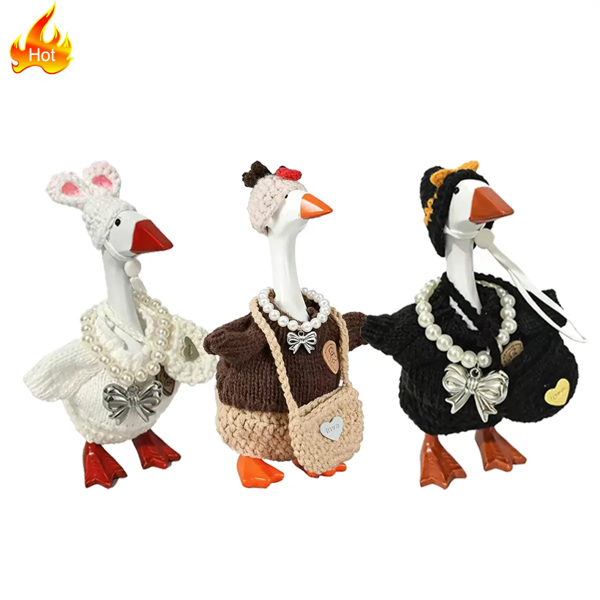 7 Inch Desk Goose Outfits With Accessories,Desktop Goose Costume,Clothes&Accessory  for Magnetic Statue,Perfect Halloween Gift,Christmas Gift - TikTok Shop