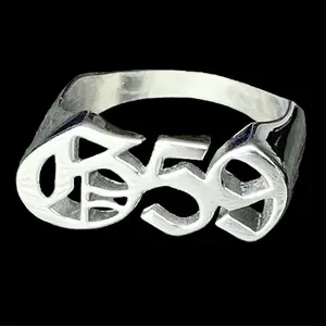 G59 Ring - Polished Stainless Steel Suicideboys Ring in Sizes 8-12 - Mirror Quality Shiny Reflective Surface GREY59 - $uicideboy$ Scratch Free & Fade Resistant