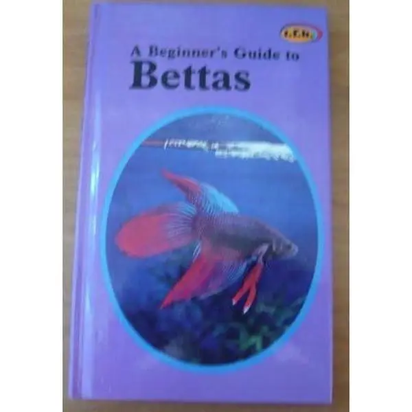 Used English Betta Fish Care Guide Book - 1986 Edition, 61 Pages, 0.5 lbs Hardcover Beginner's Guide to Bettas by Wilfred L. Whitern