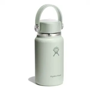 Hydro Flask Micro Bottle - Insulated Mini Leak Proof Flask for Purse or Pocket in 6.7 Oz Agave Green
