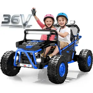 36V Powerful Kids Ride-On UTV for Big Kids 6+ | 2-Seater 400W Off-Road Car, 5–8 MPH, Real Driving, EVA Tires & Metal Frame