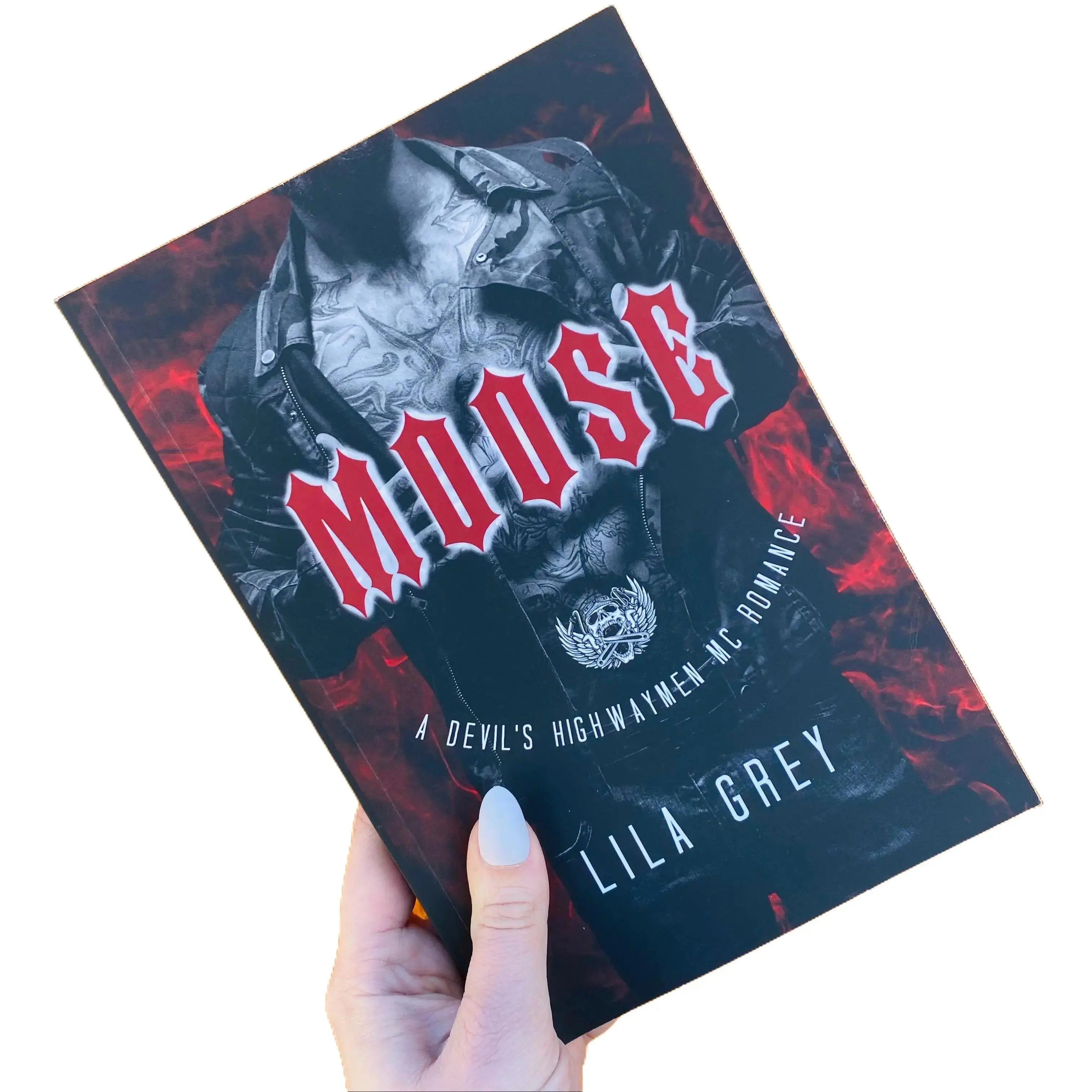 Moose: A Devil’s Highwaymen MC Romance (Book 5)signed soft cover edition