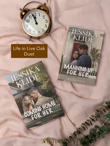 Life in Live Oak Duet Series by Jessika Klide Includes Coming Home For Her and Manning Up For Her book  bundle  box