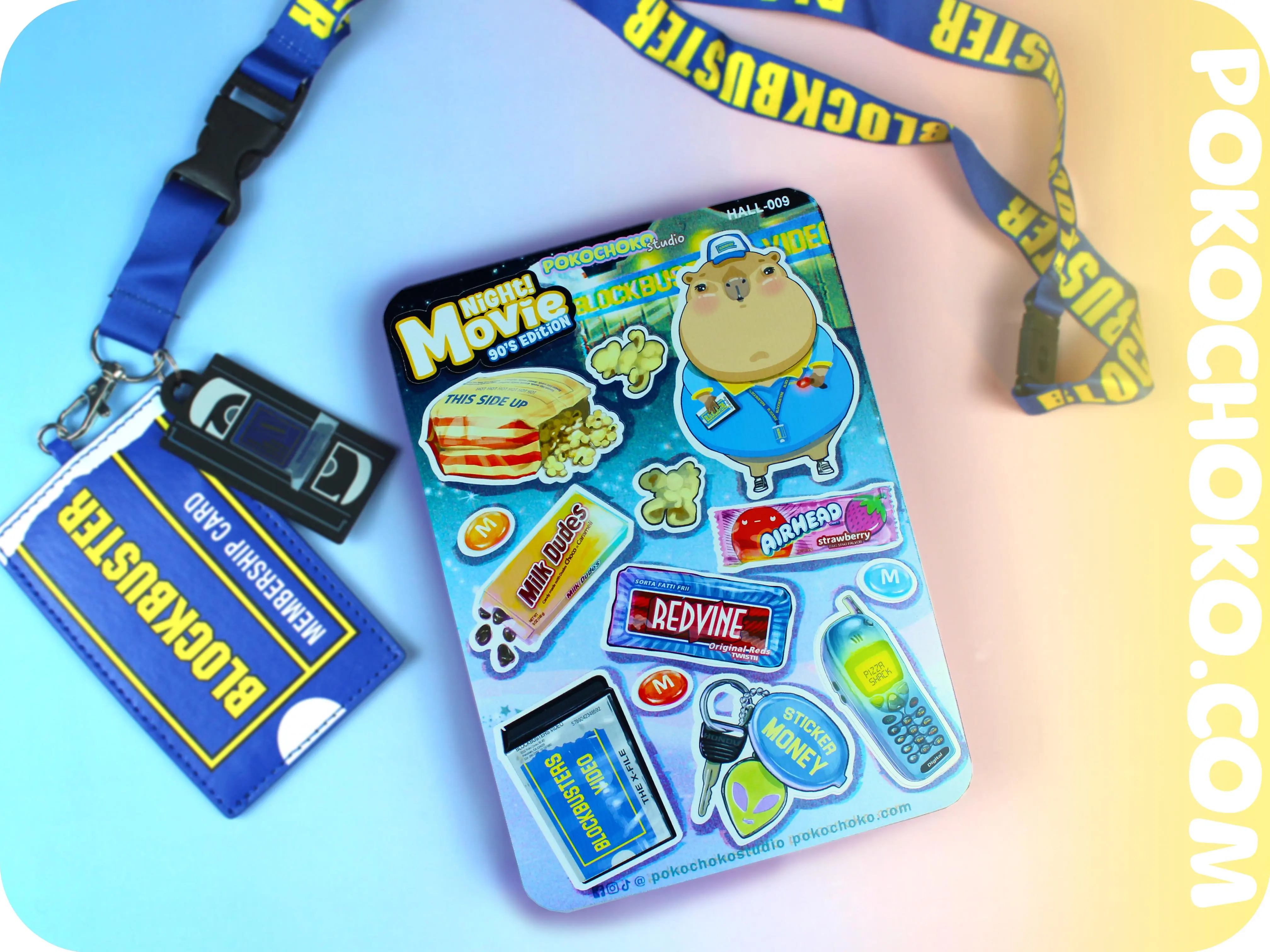 Cute Movie Night 90s Retro Sticker Sheet! Candy Stickers, Funny Colorful Sticker Gift, Unique Stickers, Food Stickers, Sweets Stickers No Ai