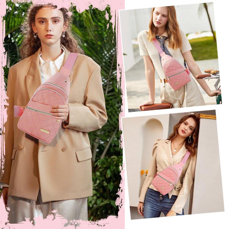 【Gift for Christmas】2025 Solid Color Quilted Fanny Pack - Casual Zipper Chest Belt Bum Bag, Adjustable Sling Bag for Daily Use, Lightweight & Waterproof 【Gift for Christmas】2025 Solid Color Quilted Fanny Pack - Casual Zipper Chest Belt Bum Bag, Adjustable Sling Bag for Daily Use, Lightweight & Waterproof