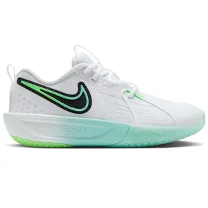 Nike GT Cut 3 White Bleached Turquoise Green Strike (GS) (kids) by StockX