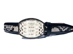 Men's Natural Belt with Buckle