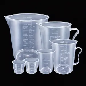 6pcs Set Measuring Cup Combination - Durable And Easy-To-Pour Plastic Liquid Measuring Cup - Multi-Functional Kitchen Tool for Precise Baking And Cooking Measurements - Essential Cooking Tool for Home Chefs