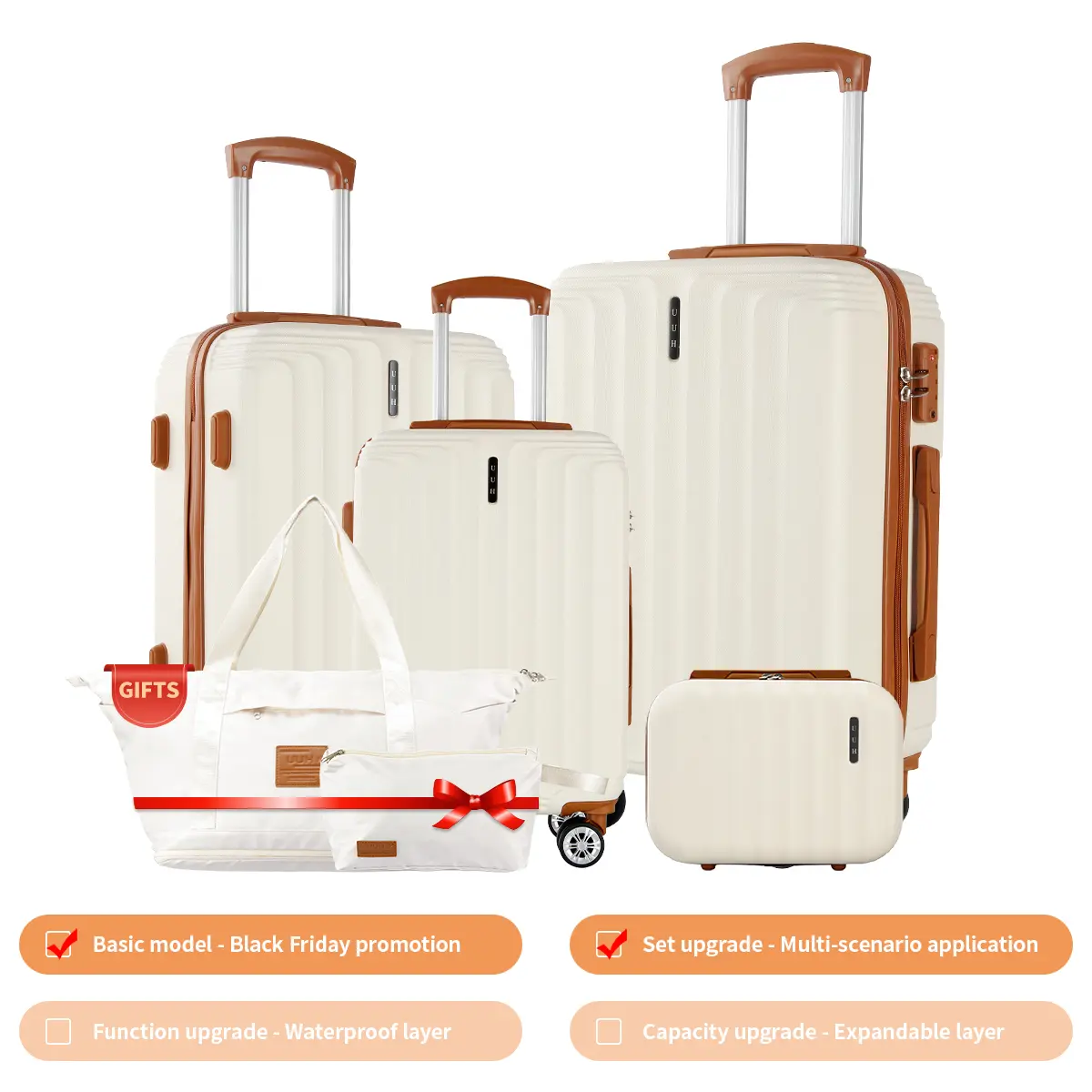 6pcs-White