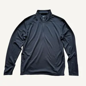 Nike Men's Black Dri-FIT Quarter-Zip Top, NKMI-00A