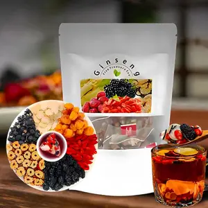 Turmeric Kidney Tea Formula, Ginseng Eight Treasures Tea, Organic Kidney Cleanse Tea, Traditional Healthy Kidney Cleansing Tea for Men & Women