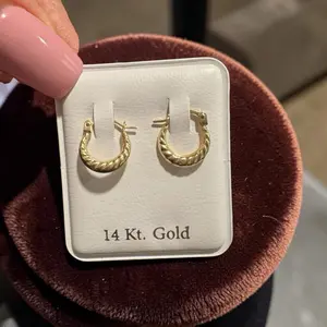 14 Kt. Gold Hoop Earrings