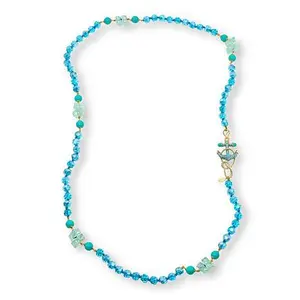 Heidi Daus Ship Bottom 46-1/2" Anchor Clasp Beaded Necklace