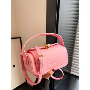 Women's Fashionable Solid Color Handbag, Fashionable Simple Casual Versatile Adjustable Strap Commuting Shopping Street Dating Bag, Trendy All-match Bag for Daily Life, Handbag Sling Bag, Fashion Elegant Handbag