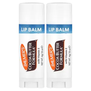 Palmer's Cocoa Butter Formula® with Vitamin E, Softens Smooths Lip Balm, 2 Pack, 0.15 oz (4 g) Each