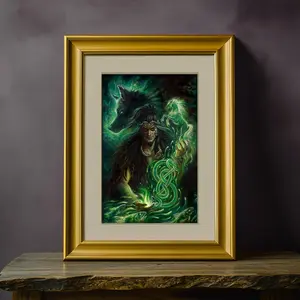 Norse God Loki Fantasy Art Print Multiple Sizes